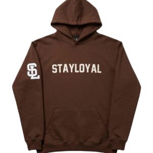 Premium Men’s Pullover Hoodie – Brown