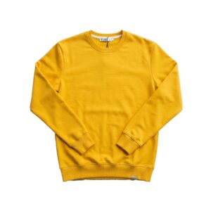Premium Men’s Crew Neck Sweatshirt – Mustard Yellow