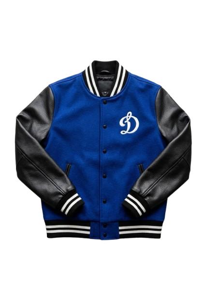 Premium Men’s Varsity Jacket – Blue & Black